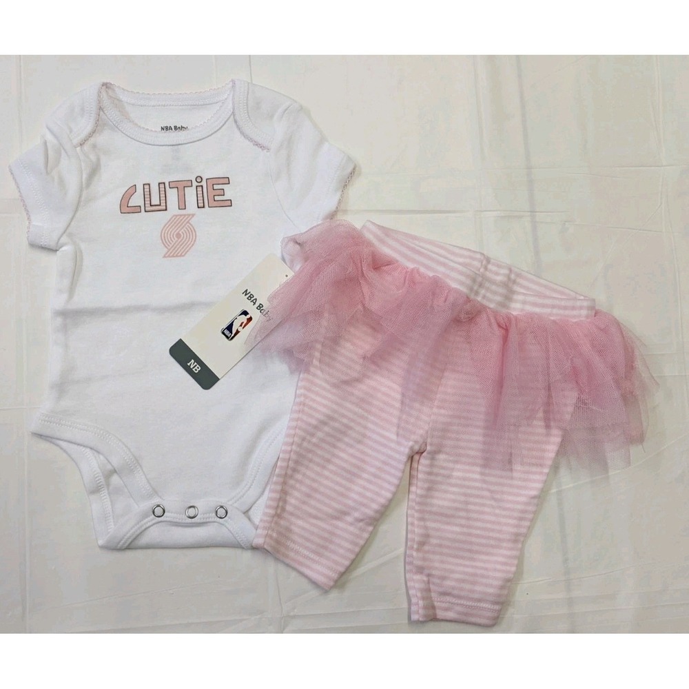 NBA Baby Cutie Dancer Tutu Legging Set - Brooklyn Nets Size 3M    (1273)
